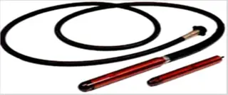 Flexible shaft for concrete vibrator engine, 2m